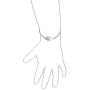 Personalized Name Bar Teddy Bear ID Identification Bracelet Women Teen 925 Silver Sterling Small Wrists 5-6 Inch Adjust