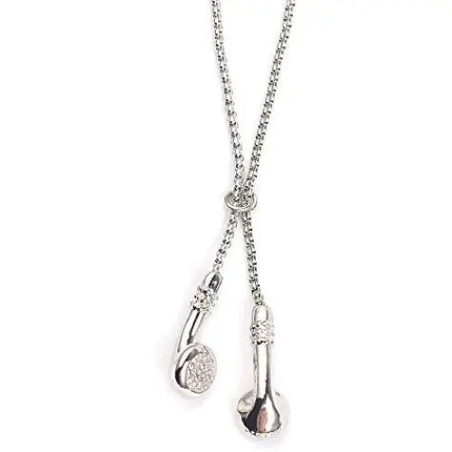 LC8 Jewelry 18K Gold Plated Hip Hop Wireless Chain Earphone Headset Headphone Pendant Music Jewelry DJ Novelty Necklace for Men Women LC8 Jewelry 18K Gold Plated Hip Hop Wireless Chain Earphone Headset Headphone Pendant Music Jewelry DJ Novelty Necklace for Men Women