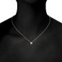 PAVOI 14K Gold Plated Swarovski Crystal Solitaire 1.5 Carat (7.3mm) CZ Dainty Choker Necklace | Gold Necklaces for Women
