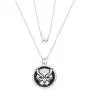 Marvel Comics Black Panther Jewelry, Stainless Steel Pendant Necklace, 22'' Ball Chain Marvel Comics Black Panther Jewelry, Stainless Steel Pendant Necklace, 22'' Ball Chain