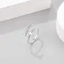 925 Sterling Silver Rings for Men Women, Italian Solid Sterling Silver Ring, Opening Stackable Ring, Come Gift Box 925 Sterling Silver Rings for Men Women, Italian Solid Sterling Silver Ring, Opening Stackable Ring, Come Gift Box