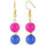 Efulgenz Fashion Chunky Multi Layered Faux Pearl Crystal Statement Necklace Earrings Costume Accessories Jewelry Set