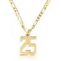 Beleco Jewelry Personalized Sports Number Necklace Custom Lucky Pendant Customize Necklace With Number - Sport Lover Gifts For Men