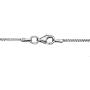 PZ Paz Creations 925 Sterling Silver Necklace For Women Girls | Roman Glass Oval-Shapped Leaf Design Pendant with 18'' Box Chain | Made In Israel