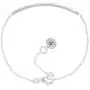 Silpada Dotted Line Curved Bar Chain Bracelet with Crystals in Sterling Silver, 7.5'' Silpada Dotted Line Curved Bar Chain Bracelet with Crystals in Sterling Silver, 7.5''