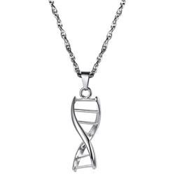 PROSTEEL DNA Pendant Necklace Scientist Biology Charm Chemistry Gift for Him/Her, Come Gift Box