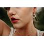 Pearl Hoop Vintage Earring Silver Handmade Culture Barque Dainty Circle Dangle Geometric Hypoallergenic 18K Gold Plated Jewelry for Women