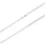Nuragold 14k White Gold 3mm Solid Cuban Link Chain Curb Pendant Necklace, Mens Womens Lobster Lock 16'' 18'' 20'' 22'' 24'' 26'' 28'' 30'' Nuragold 14k White Gold 3mm Solid Cuban Link Chain Curb Pendant Necklace, Mens Womens Lobster Lock 16'' 18'' 20'' 22'' 24'' 26'' 28'' 30''