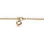 Palm Beach Jewelry Gold Tone Drop Earrings and Station Necklace Set, Round Black and White Crystals, 40''