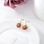 POTOPYY 925 Sterling Silver Rose Flower Dangle Earrings Butterfly Dainty Drop Earrings Jewelry Gifts for Women Girls Birthday