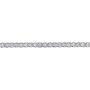 Savlano 18K Gold Plated Cubic Zirconia Round 4MM Classic Tennis 18 Inches Chain Necklace For Women, Girls & Men Comes With Savlano Gift Box
