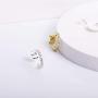 LANCHARMED Open Hoop Earrings Cute Shiny Cubic Zirconia Sparkling Hoops Earrings for Women