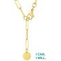 BESTTERN Charm Bracelets for Women Gold, Cute Link Charms Friendship Bracelet, Stainless Steel Inspirational Bracelet for Teen Girl