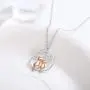 Waysles Cat Heart Necklace/Double Cat Necklace S925 Sterling Silver Lucky Cat Pendant Jewelry Gift for Cat Lover Girls Fashion Waysles Cat Heart Necklace/Double Cat Necklace S925 Sterling Silver Lucky Cat Pendant Jewelry Gift for Cat Lover Girls Fashion