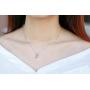 Blingsoul Music Note Sterling Silver Necklace - Music Pendant Chain Necklace Jewelry Gift for Women