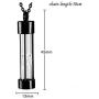 The New Black Memory Hourglass Urn Pendant Cremation Jewelry Urn Necklaces Memorial Ashes for Women Free Fill kit