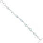 Moonstone Bracelet For Women Mom Wife 925 Silver Overlay Handmade Vintage Style Jewelry