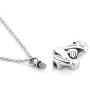 YSAHan Praying Hands Cross Urn Necklaces Ashes Cremation Memorial Stainless Steel Keepsake Pendant Jewelry Forever in My Heart for Women Men