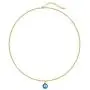 Kyerlyn Evil Eye Pendant Choker Necklace 18k Gold Plated Evil Eye Pendant Necklace for Women Girl Teen Simple Jewelry Gift for Birthday Christmas Day Valentines Day and Mothers Day