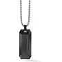 Bulova Mens Precisionist Black-ion Plated Stainless Steel Pendant Necklace with Brown Diamond Accent (Model J98N004) Bulova Mens Precisionist Black-ion Plated Stainless Steel Pendant Necklace with Brown Diamond Accent (Model J98N004)