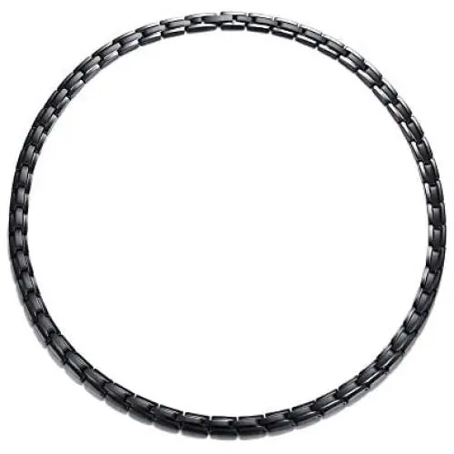 MPRAINBOW Elegant Stainless Steel Magnetic Therapy Necklace Pain Relief for Arthritis and Carpal Tunnel MPRAINBOW Elegant Stainless Steel Magnetic Therapy Necklace Pain Relief for Arthritis and Carpal Tunnel