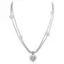 UNY Designer Inspired Classic Elegant Cable Wire Heart Women Jewelry Sets Short Necklace 40cm and Earring UNY Designer Inspired Classic Elegant Cable Wire Heart Women Jewelry Sets Short Necklace 40cm and Earring