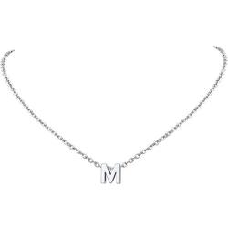 FindChic Tiny Initial/Round Oil Diffuser Locket Necklace for Women Girls 18K Gold/Platinum Plated Dainty Letter A to Z Charm Necklace Personalized Jewelry Gift for Friends Family