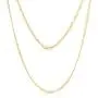 Authentic 3mm Solid Sterling Silver Gold Plated Figaro Link .925 ITProLux Necklace Chain, 16'' - 30'', Silver Chain for Men & Women, Made In Italy Authentic 3mm Solid Sterling Silver Gold Plated Figaro Link .925 ITProLux Necklace Chain, 16'' - 30'', Silver Chain for Men & Women, Made In Italy