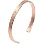Chased Copper Cuff Bracelet by John S Brana Handmade Jewelry Durable Copper - 100% Solid Copper