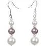 YACQ Womens Sterling Silver 9-9.5mm Freshwater Cultured Pearl Triple Dangle Earrings - 2 Inch - Handmade Jewelry YACQ Womens Sterling Silver 9-9.5mm Freshwater Cultured Pearl Triple Dangle Earrings - 2 Inch - Handmade Jewelry
