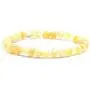 Genuine Amber Unisex Bracelet - Polished Baltic Sea Amber Jewelry - Baroque Shape Amber Beads Hand-Assembled in Europe Genuine Amber Unisex Bracelet - Polished Baltic Sea Amber Jewelry - Baroque Shape Amber Beads Hand-Assembled in Europe