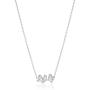 Sterling Silver Birds on a Branch Necklace, 16''+2'' Extender