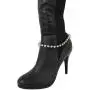 TFJ Women Western Jewelry Boot Bracelet Metal Chain Rhinestones String Shoe Charm Silver Color TFJ Women Western Jewelry Boot Bracelet Metal Chain Rhinestones String Shoe Charm Silver Color