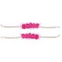 Efulgenz Indian Flower Jewelry Set for Haldi Mehandi Baby Shower Wedding Women Girls