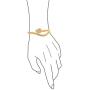 Egyptian Serpent Style Wrap Snake Green Eye CZ Cubic Zirconia Bypass Bangle Bracelet for Women 14K Gold Plated Bras