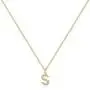 Scaleer 18K Gold Plated Cubic Zirconia Initial Necklace Tiny Letter Necklace Personalized Monogram Name Necklace for Women Girls Scaleer 18K Gold Plated Cubic Zirconia Initial Necklace Tiny Letter Necklace Personalized Monogram Name Necklace for Women Girls