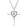 JXJL Sterling Silver Cross Pendant Necklace Gift for Girls Kids Religious Jewelry-I am a Child of God Dancing Cross Pendant