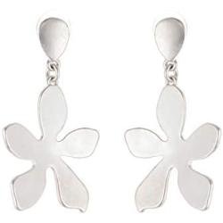 Beautiful Fashion Silver Dangle Earrings Leaf Drop Earrings for Women Jewelry
