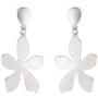 Beautiful Fashion Silver Dangle Earrings Leaf Drop Earrings for Women Jewelry