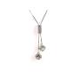Cathercing Flower Rhinestone Pendant Long Necklace for Women Sweater Chain Statement Necklace Choker Adjustable Elegant Jewelry Accessories Dressy Collocation Winter Evening Party Wedding