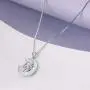 YFN Unicorn Gifts Created Opal Pendant Necklace 925 Sterling Silver Unicorn Jewelry for Women Girls