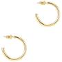 PAVOI 14K Gold Plated Hoop Earrings For Women | 2mm Thick Infinity Gold Hoops Women Earrings | Gold Plated Loop Earrings For Women | Lightweight Hoop Earrings Set For Girls