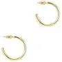 PAVOI 14K Gold Plated Hoop Earrings For Women | 2mm Thick Infinity Gold Hoops Women Earrings | Gold Plated Loop Earrings For Women | Lightweight Hoop Earrings Set For Girls