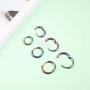 Surgical Stainless Steel Hoop Earrings 8mm/10mm/12mm Small Huggie Hoop Earrings for Women and Men