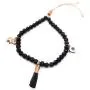 LESLIE BOULES Genuine Azabache Crystal Beads Bracelet Adjustable Sliding Chain Lucky & Protection Jewelry LESLIE BOULES Genuine Azabache Crystal Beads Bracelet Adjustable Sliding Chain Lucky & Protection Jewelry