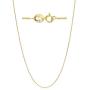 Sea of Ice Sterling Silver 1mm Round Cable Chain Necklace for Women, Girls, Men 14'' - 36''