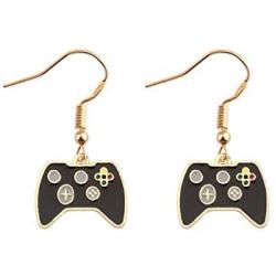 SEIRAA Gamer Earring Game Lover Jewelry Gift for Her Game Enthusiast Dangle Hook Jewelry