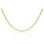 Michael Zweig 925 Sterling Silver Necklace for Women - Diamond Cut Sterling Silver Rope Chain Necklace | 2.0 mm Thickness with Spring Ring, Italy Tag