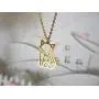 La Menagerie Cat Gold Origami Jewelry - Gold Geometric Chain Necklace – 18 Karat Plated Gold Necklace for Women & Girls – Stylish Cat Pendant Necklace La Menagerie Cat Gold Origami Jewelry - Gold Geometric Chain Necklace – 18 Karat Plated Gold Necklace for Women & Girls – Stylish Cat Pendant Necklace
