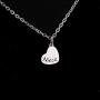 AKTAP Gift for Aunt Necklace Auntie And Niece Love Heart Pendant Necklace Gifts for Aunt from Niece Nephew